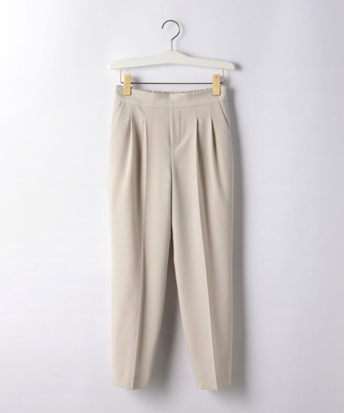 【WEB限定】［ XS /H148－155cm］パウドレ テーパード パンツ ナチュラル －ウォッシャブル・ストレッチ・防シワ－