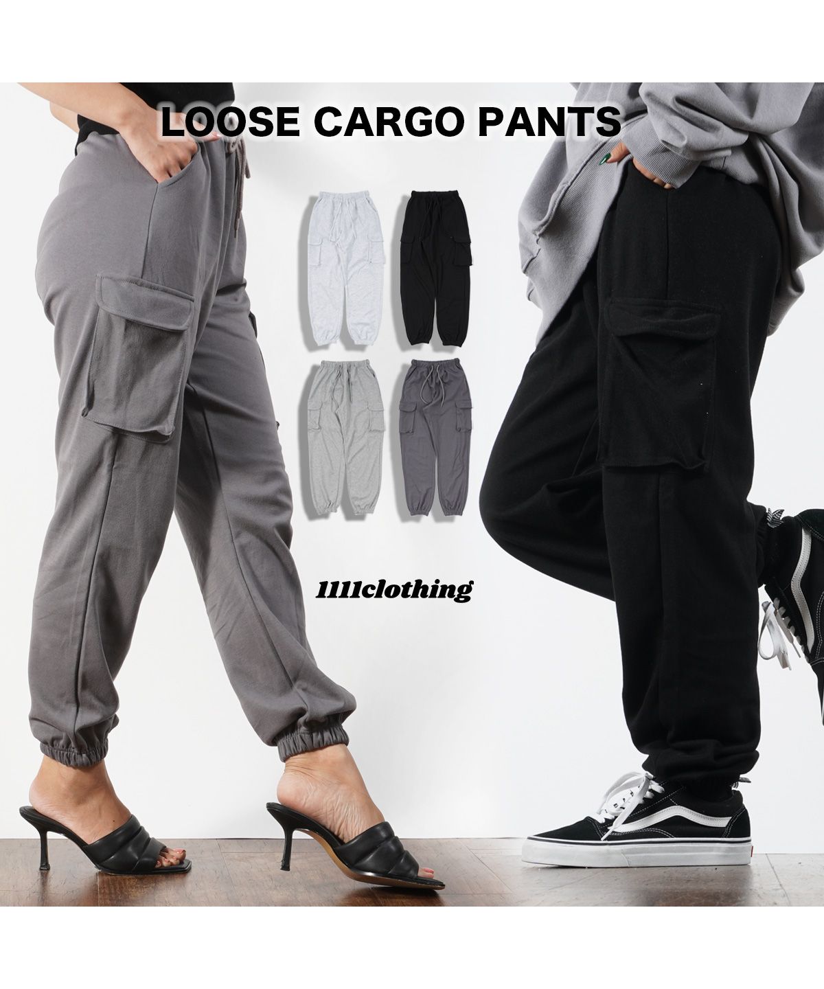 ワンフォークロージング 1111clothing パンツ メンズ カーゴ