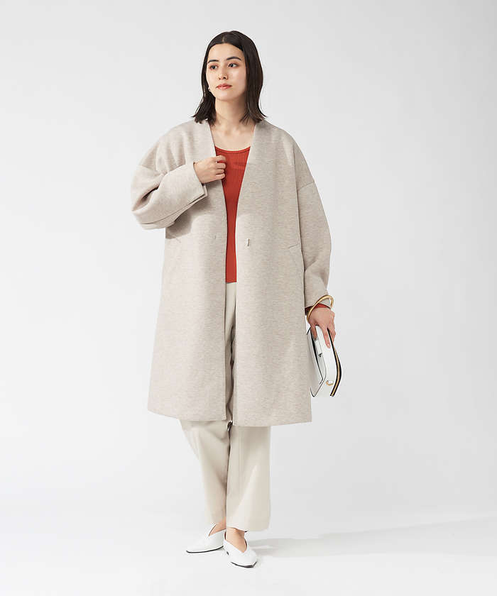 EPOCA 定価¥108,900 ダンボールニット コート 春服 ジャケット ダンボールニット コート(コート)｜EPOCA(エポカ)のファッション