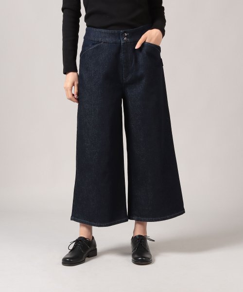KA17 PANTALON デニムワークワイドパンツ