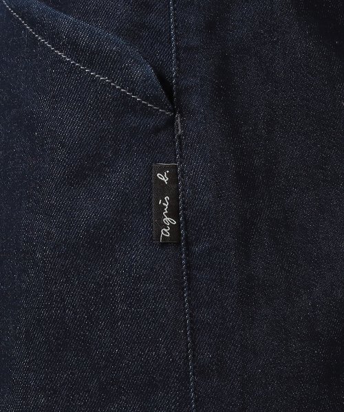 KA17 PANTALON デニムワークワイドパンツ