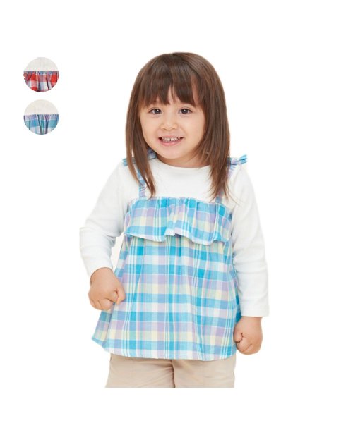 セール 30%OFF】【子供服】 moujonjon (ムージョンジョン) チェック柄キャミチュニックTシャツ 80cm~140cm M16860(504488907) | ムージョンジョン(moujonjon) - d fashion セール 30%OFF】【子供服】 moujonjon (ムージョンジョン) チェック柄キャミチュニックTシャツ 80cm~140cm M16860(504488907) | ムージョンジョン(moujonjon) - d fashion