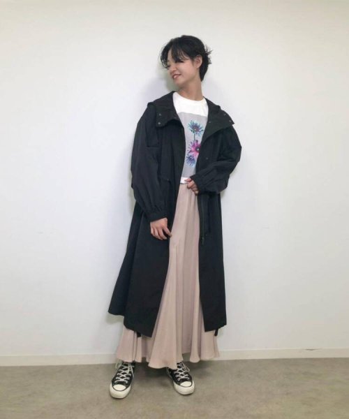 【STORY4月号掲載】【洗える】ライトモッズコート