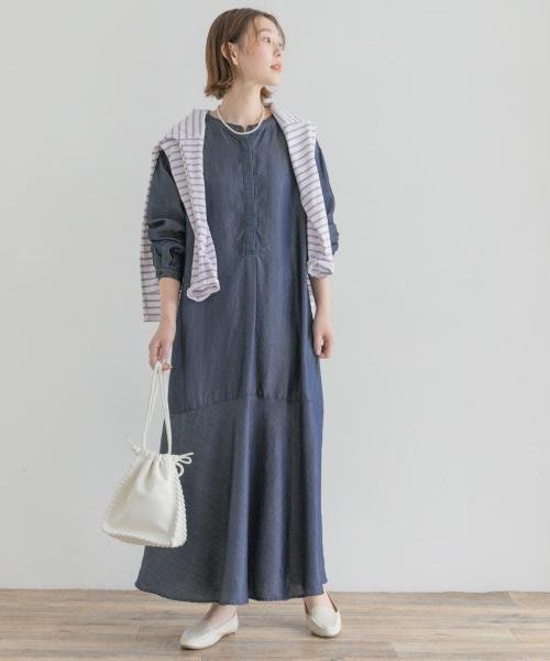 F By Rosso シャンブレーデニムフレアワンピース Urban Research Rosso Urban Research Rosso D Fashion