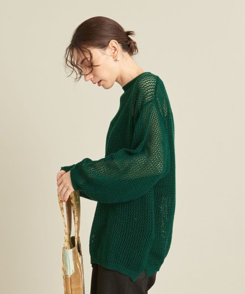 【WEB限定】by メッシュニットプルオーバー/インナー付き ∴