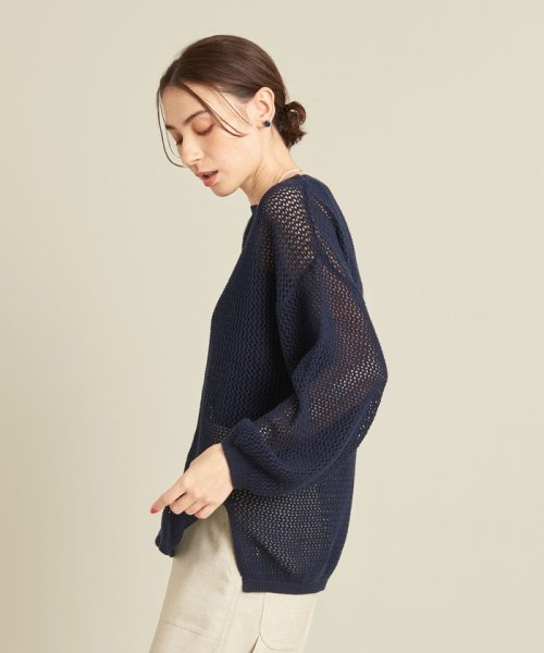 【WEB限定】by メッシュニットプルオーバー/インナー付き ∴