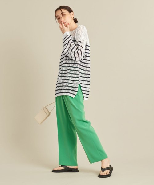 【WEB限定】by メッシュニットプルオーバー/インナー付き ∴