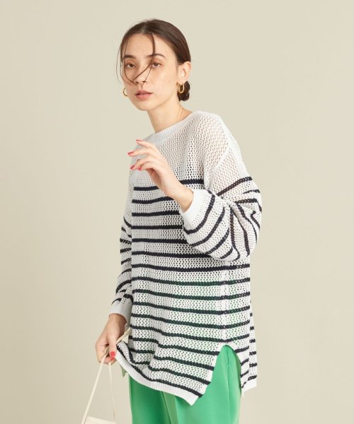 【WEB限定】by メッシュニットプルオーバー/インナー付き ∴