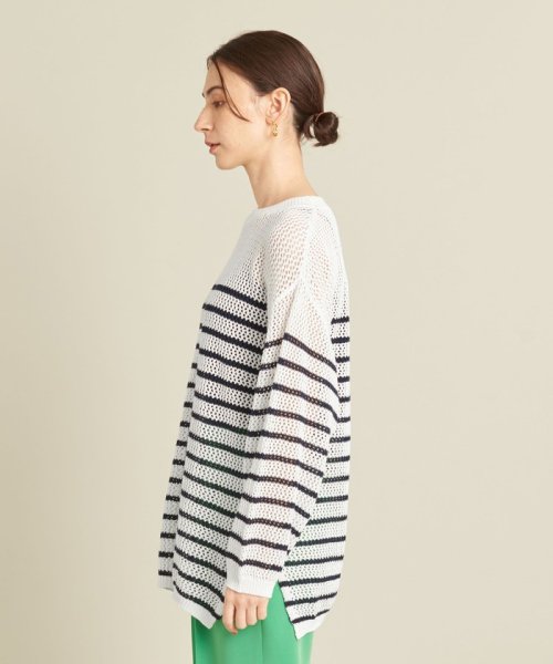 【WEB限定】by メッシュニットプルオーバー/インナー付き ∴