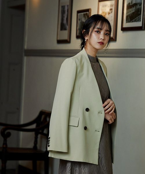 韓国スタイル メンズ ノーカラージャケット パーティー 結婚式 結婚式・お呼ばれ対応 |パーティージャケット｜アウター – haremode