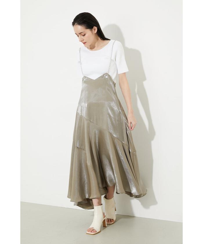 セール 50%OFF】チェーンサスペンダーグロスフレアSK（2