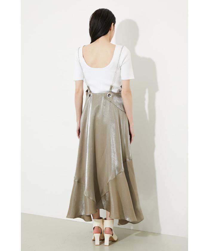 セール 50%OFF】チェーンサスペンダーグロスフレアSK（2
