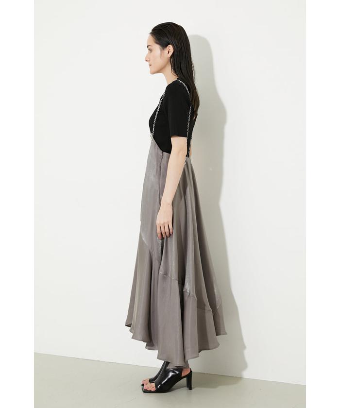 セール 50%OFF】チェーンサスペンダーグロスフレアSK（2