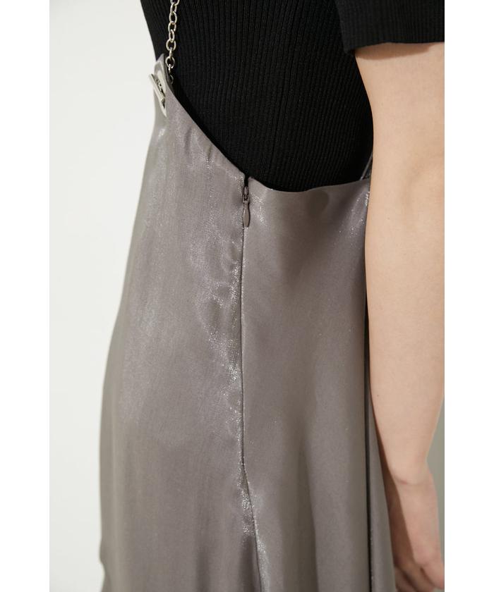 セール 50%OFF】チェーンサスペンダーグロスフレアSK（2