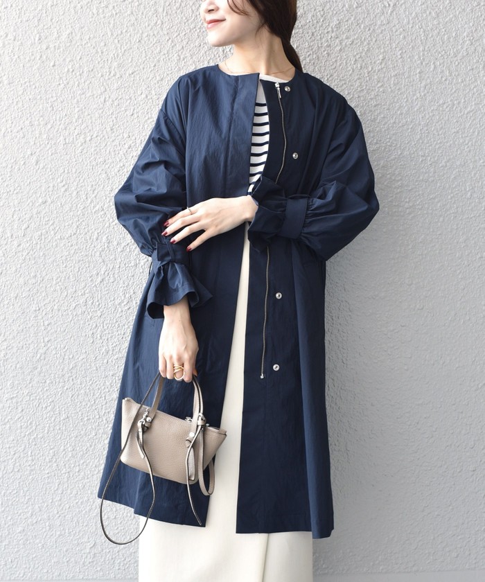シップス　手洗い可能　ドロストコート SHIPS 〈手洗い可能〉ドロストコート◇ : ZOZOTOWN Yahoo!店