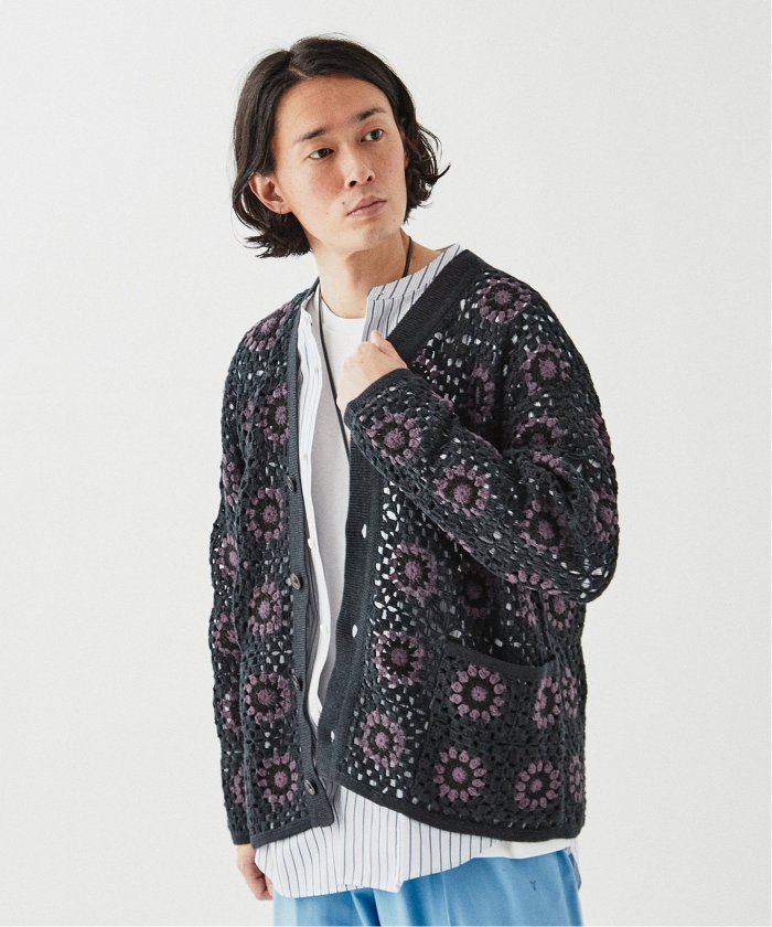予約》クロシェニット カーディガン