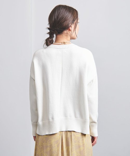＜UNITED ARROWS＞C/N サイドスリット ニット W