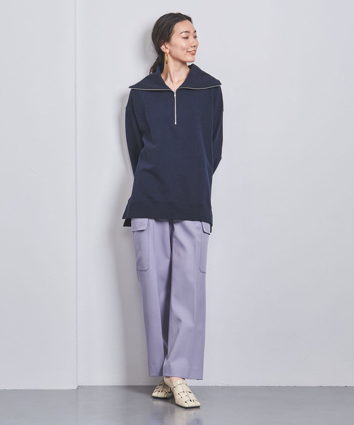 WEB限定】＜UNITED ARROWS＞C 最高 ジップカラー スウェット W