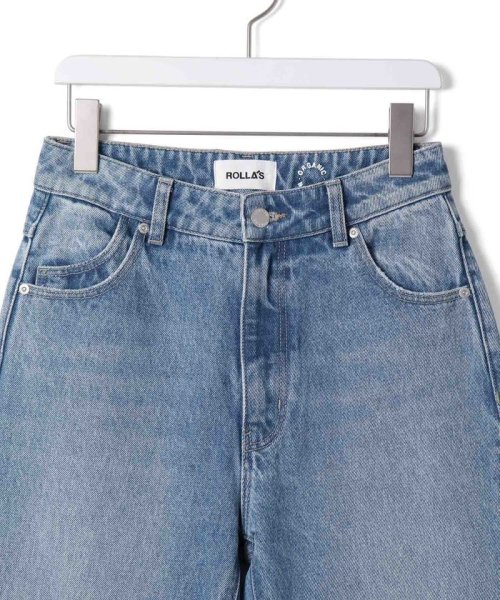 【ROLLA'S】EASTCOAST CROP FLARE LARA BLUE ORGANIC
