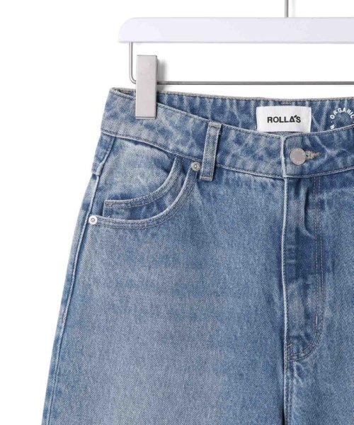 【ROLLA'S】EASTCOAST CROP FLARE LARA BLUE ORGANIC