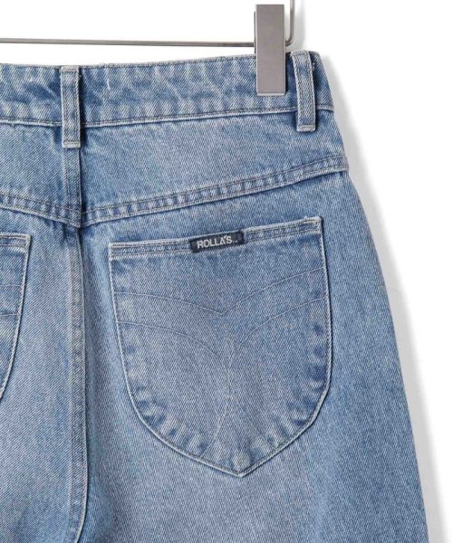 【ROLLA'S】EASTCOAST CROP FLARE LARA BLUE ORGANIC
