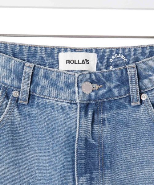 【ROLLA'S】EASTCOAST CROP FLARE LARA BLUE ORGANIC