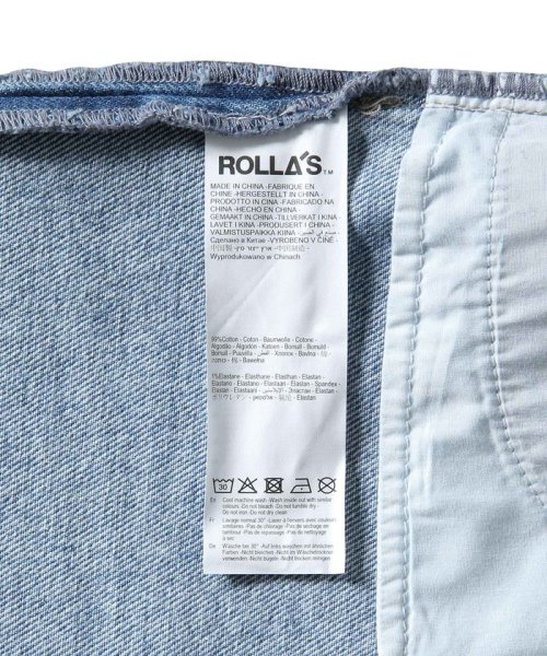 【ROLLA'S】EASTCOAST CROP FLARE LARA BLUE ORGANIC