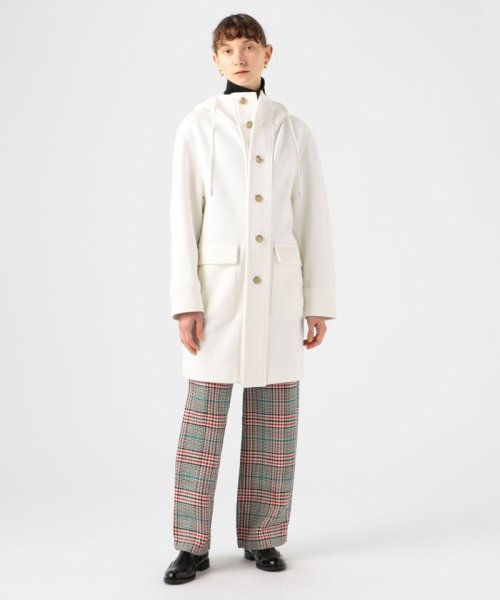 CABaN コットンカシミヤ フーデットコート