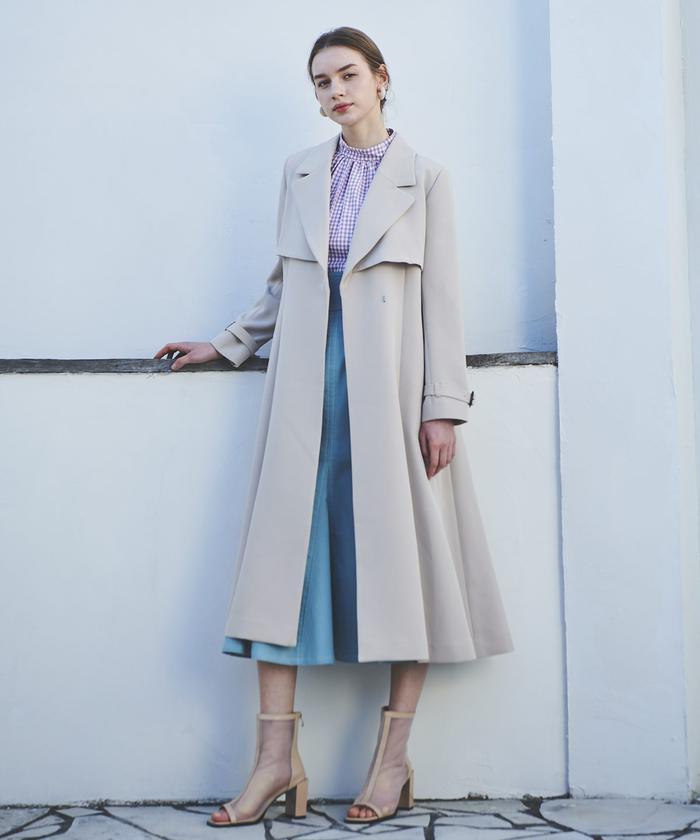 ダブルクロストレンチコート(504497101) | AND COUTURE(AND ダブルクロストレンチコート(504497101) | AND COUTURE(AND