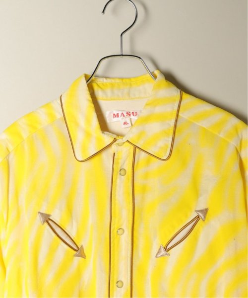 【MASU / エムエーエスユー】SEE THROUGH WESTERN SHIRTS