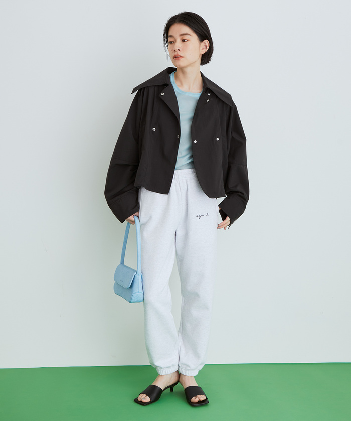 ADAM ET ROPE'のショート丈ブルゾン セール】【WEB限定】シアーショートブルゾン(505941933