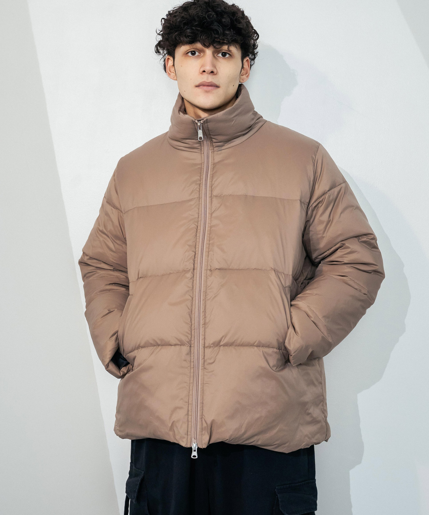 セール30%OFF】ダウンジャケット メンズ レディース スタンドカラー