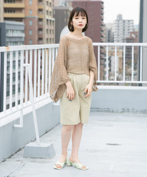セール 50%OFF】2WAYメッシュ編みプルオーバー(504500469 ...