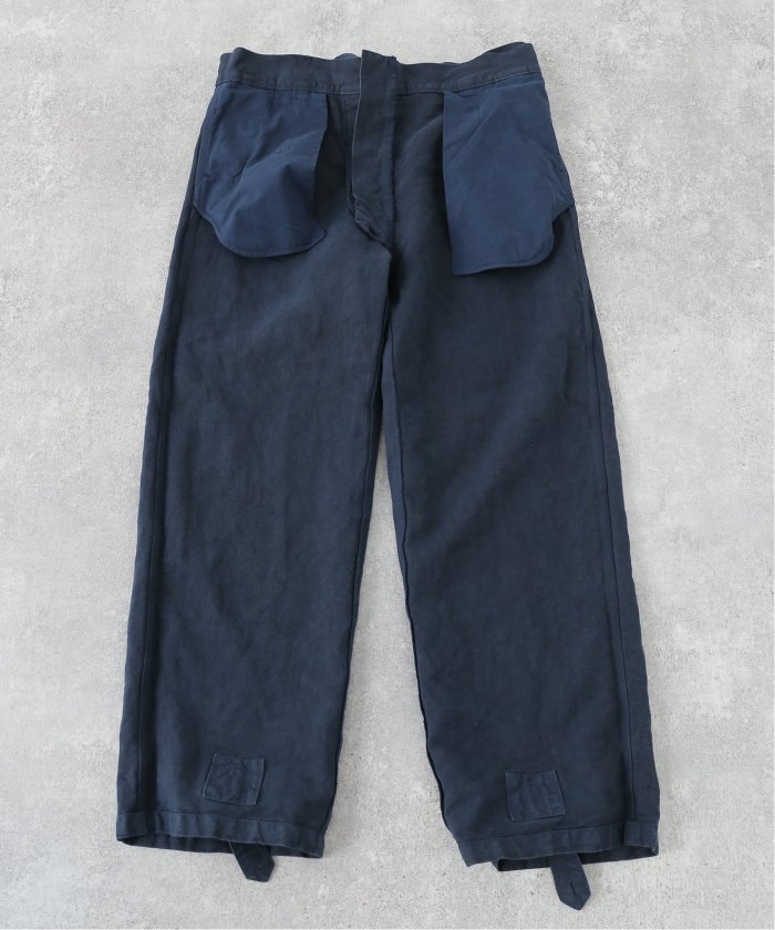 【新品】 ETS.MATERIAUX マテリオ M-38 ベルテッドパンツ EDIFICE｜ETS.MATERIAUX(マテリオ) ウール/リネン フレンチ