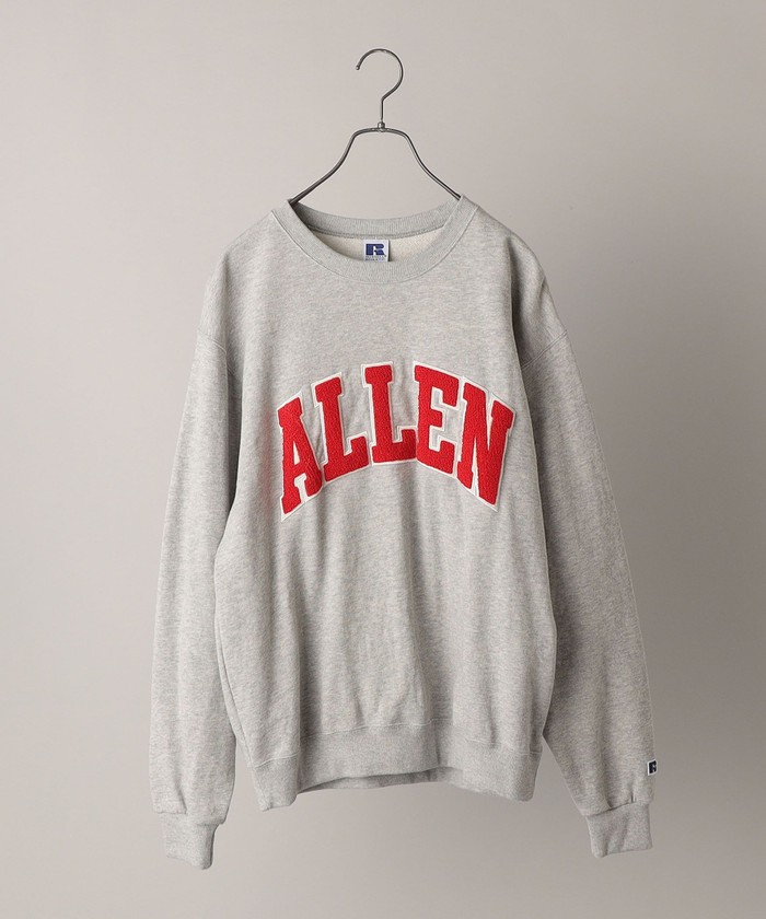【即完売品】新品 SHIPS別注 RUSSELL サガラ刺繍 ロゴ スウェット セール 50%OFF】【WEB限定/SHIPS別注】RUSSELL ATHLETIC