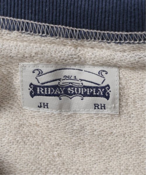 【RIDAY SUPPLY】レトロ フィット 杢 フーディ パーカー