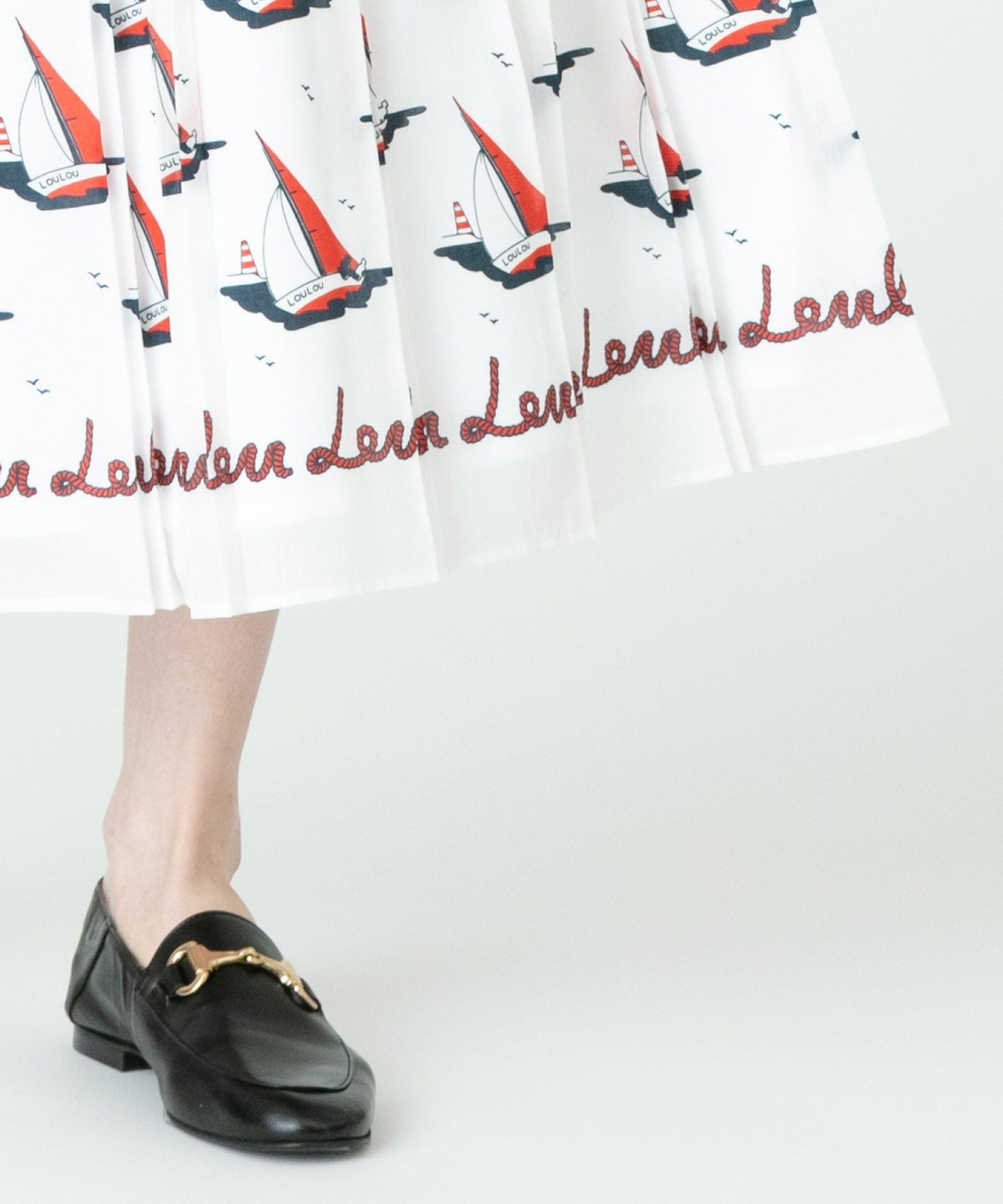 セットアップ対応商品】【LOULOU WILLOUGHBY】ヨットプリント