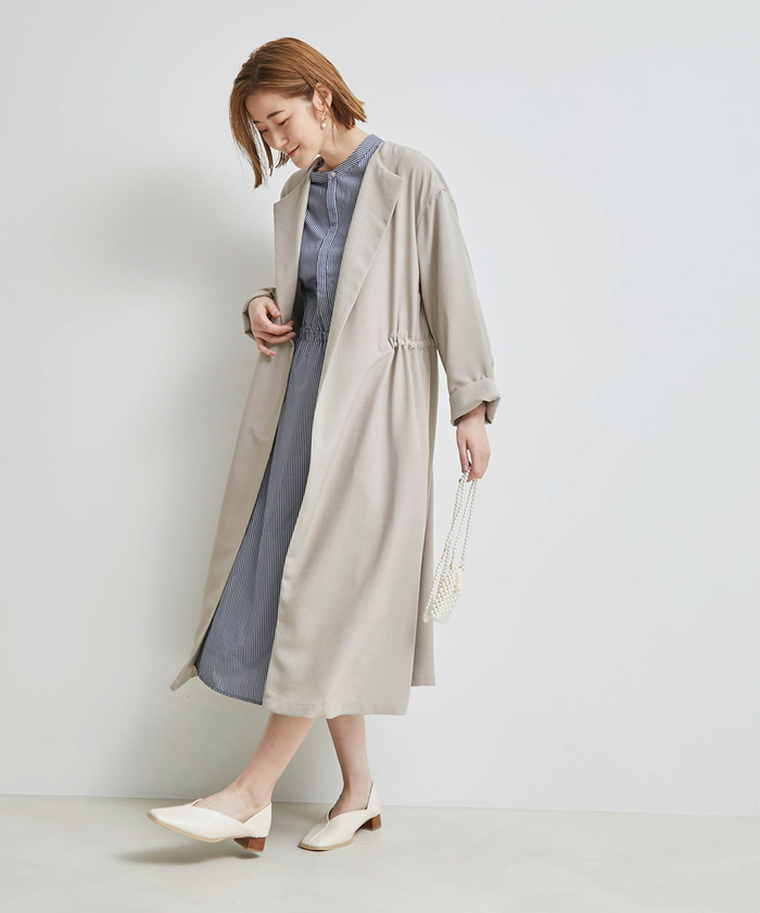 セール20%OFF】ガウンコート スプリングコート(504505637) | ロペ