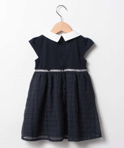 セール 45%OFF】衿つきシアーチェックワンピース(504500397) | プティマイン(petit main) - d fashion セール 45%OFF】衿つきシアーチェックワンピース(504500397) | プティマイン(petit main) - d fashion