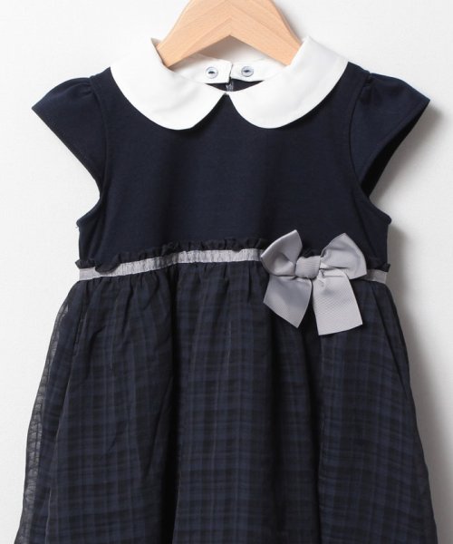 セール 45%OFF】衿つきシアーチェックワンピース(504500397) | プティマイン(petit main) - d fashion セール 45%OFF】衿つきシアーチェックワンピース(504500397) | プティマイン(petit main) - d fashion