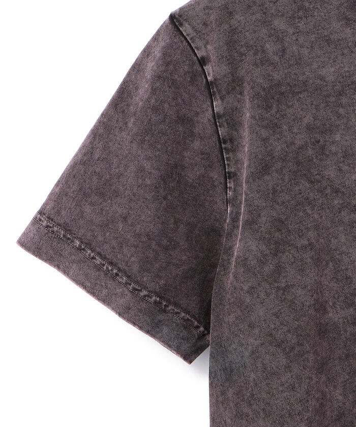 アレキサンダーワン: クロップドTシャツ(Sサイズ) アシッドウォッシュ加工有 alexanderweang】クロップド Tシャツ アシッドウォッシュ ロゴ