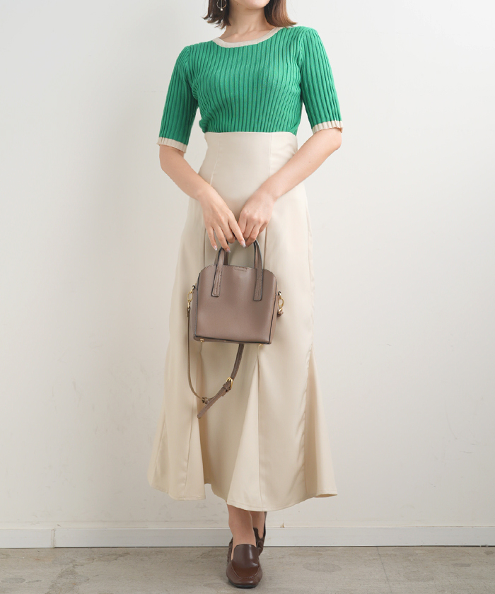 avouavou 韓国ドラマ協賛★JAQUARD HIGH WAIST MERMAID スカート avouavou☆韓国ドラマ協賛☆HIGH WAIST MERMAID スカート