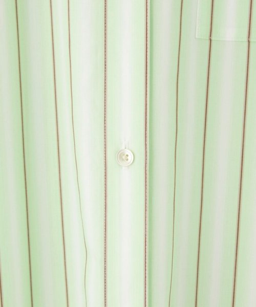 【WEB限定】［ XS /H148－155cm］タック スリーブ シャツ ワンピース ストライプ