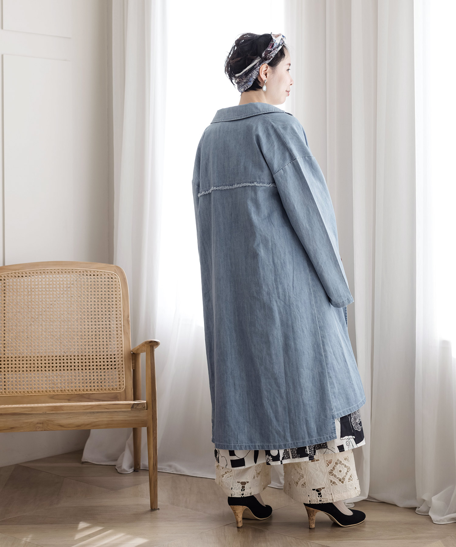 デニムコート(504505580) | スカラー(ScoLar) - d fashion デニムコート(504505580) | スカラー(ScoLar) - d fashion