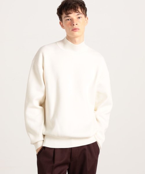 CABaN コットンカシミヤ ハイネックプルオーバー