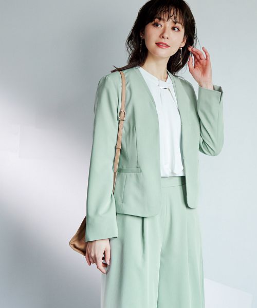 豊富なギフト ワイドパンツ セットアップ フォーマル 秋服 3点セット61
