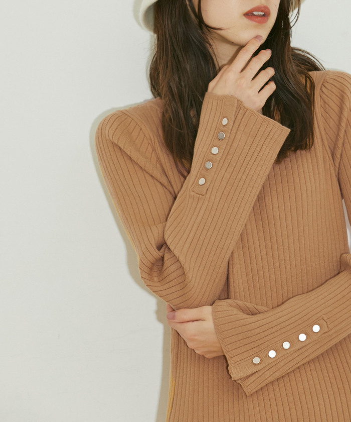 セール19%OFF】【WEB限定】バイカラーニットワンピース(504510006 セール19%OFF】【WEB限定】バイカラーニットワンピース(504510006