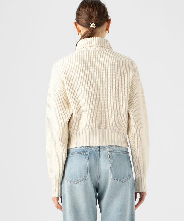 在庫最新品】 H様専用 MACPHEE ハイブリッドヤーン ショートブルゾン