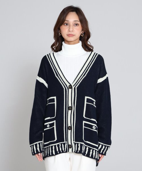 FENNEL トロンプルイユオーバーニット