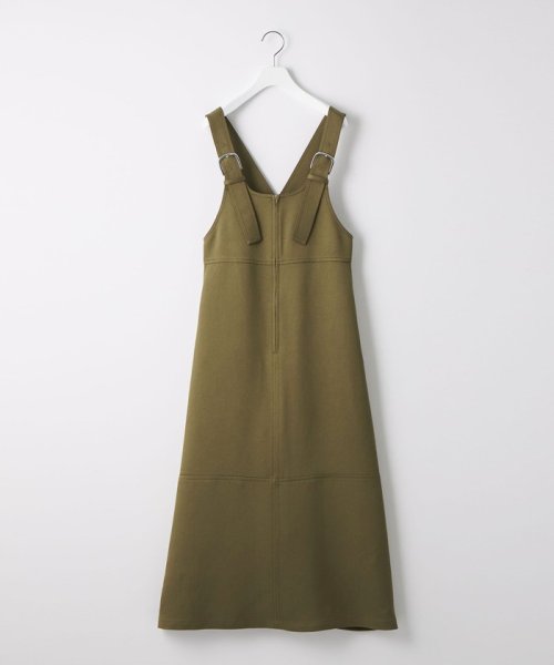 ＜EMMEL REFINES（エメル リファインズ）＞EM Aライン ステッチ ジャンスカ －ウォッシャブル－